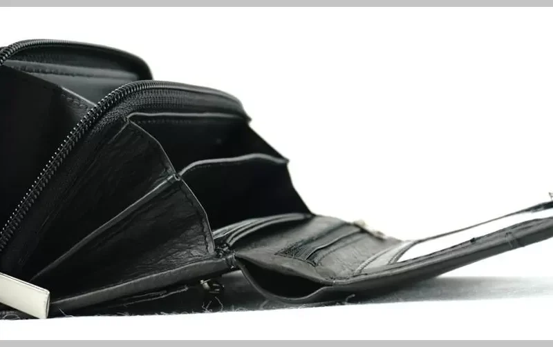 Bellugio férfi pénzárca, bőr, fekete via55taska-hu 3