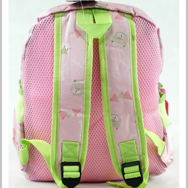 Gyerektáska kisállatos mintával, poliészter, rosé via55taska-hu 3