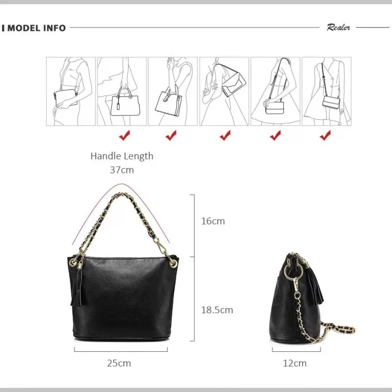 Láncos női válltáska, bőr, szürke via55taska-hu 5