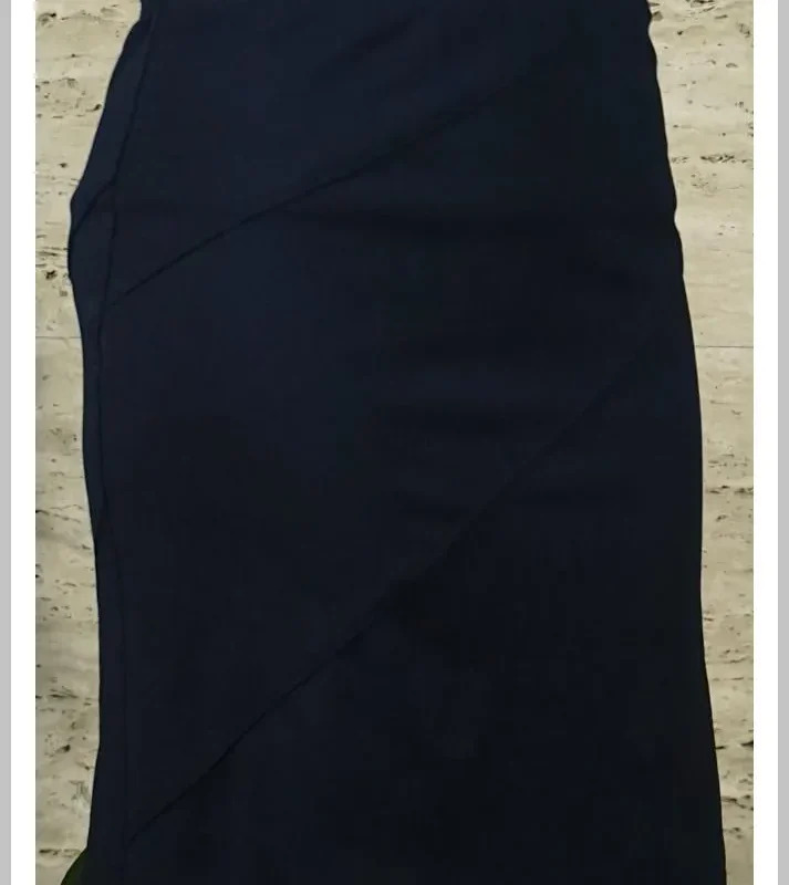 Női elegáns szoknya, sötétkék via55taska-hu 2