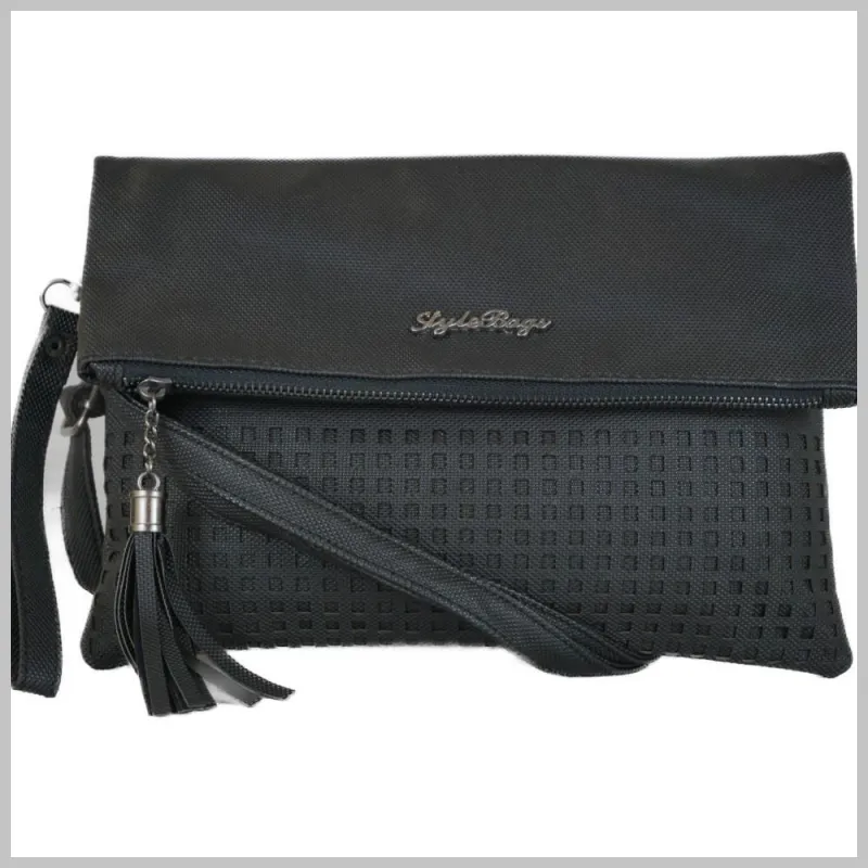 Stylebags női keresztpántos táska, poliészter, fekete via55taska.hu 1