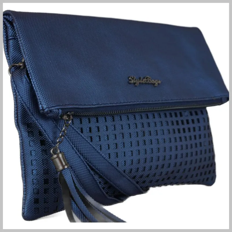 Stylebags női keresztpántos táska, poliészter, kék via55taska-hu 2
